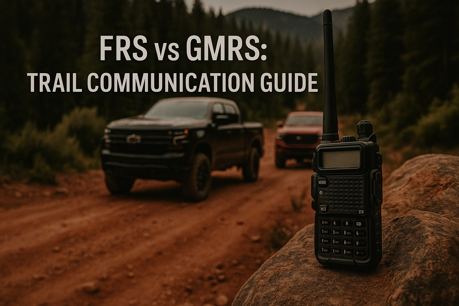 FRS vs GMRS: What Off-Roaders Need to Know About Trail Communication